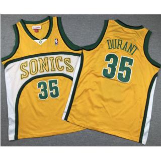 Kevin Durant, Seattle SuperSonics ( Retro Yellow) - NIÑOS